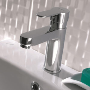Part of a complete range of brassware, the X50 and X52 basin mixer taps include the option of a flow regulator to encourage water-saving
