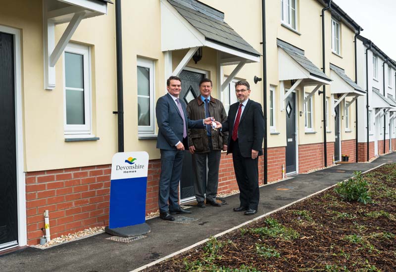 Devonshire Homes completes affordable housing in Tiverton
