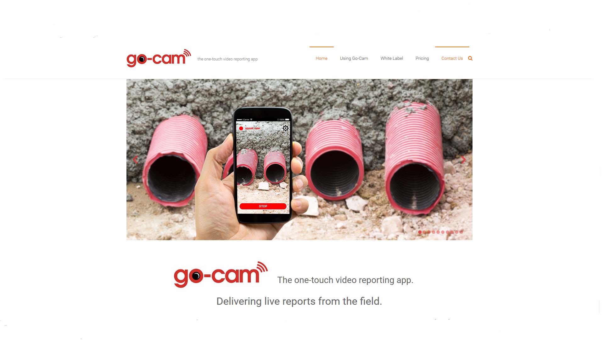 Go-Cam construction app