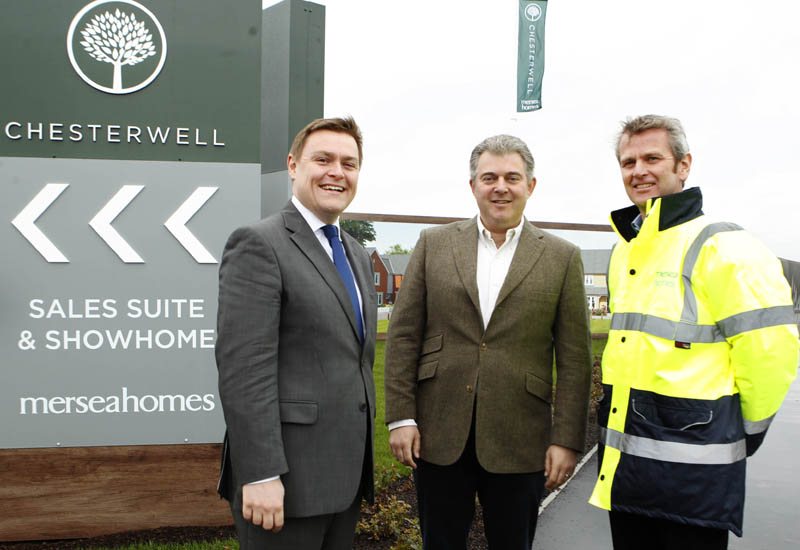 Housing Minister visits Mersea Homes’ Chesterwell development