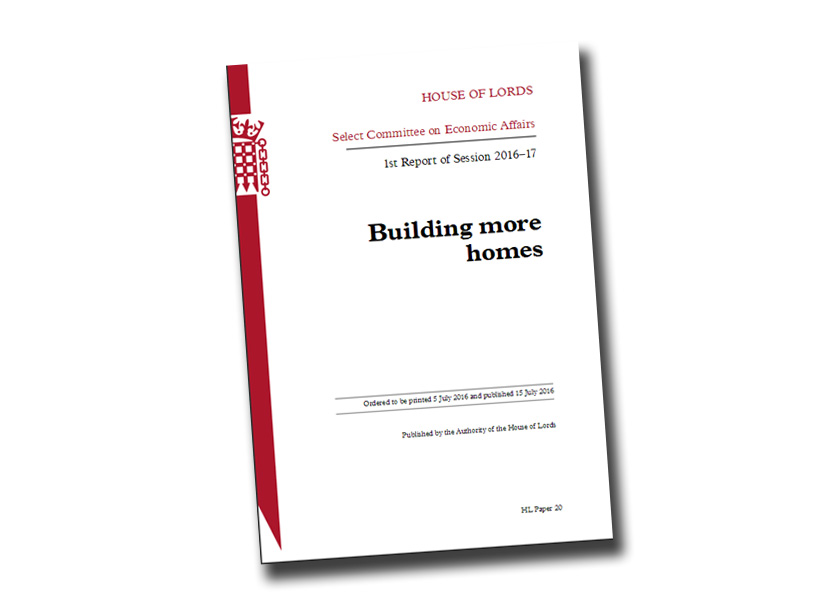 House of Lords publish report into Housing Crisis