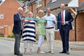 New affordable homes open in Shottery