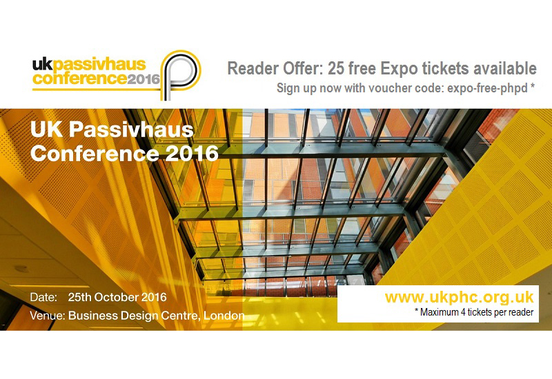 Free tickets to the UK Passivhaus Conference