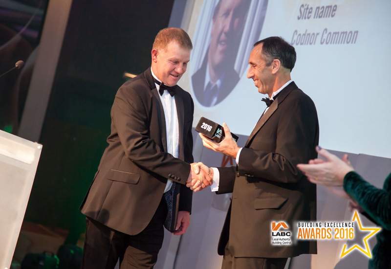 Award win for Peveril Homes Site Manager