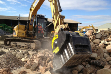 Recycle aggregates on site