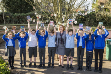 Peveril Homes funds new books at Packington Primary School
