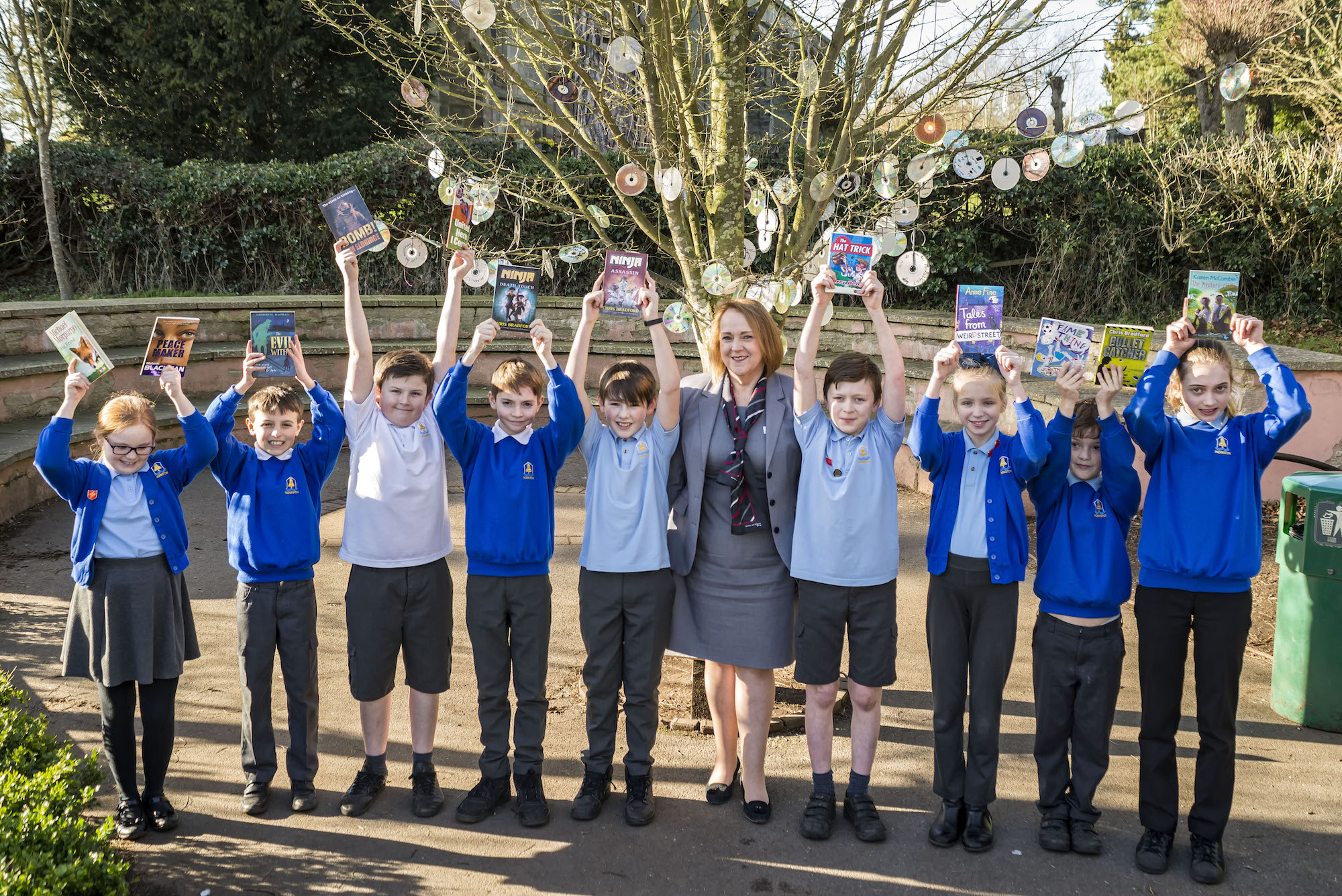 Peveril Homes funds new books at Packington Primary School