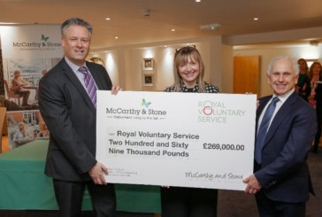 McCarthy & Stone raises more than £250,000 for RVS