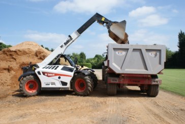 Bobcat Telehandler helps with on-site recycling