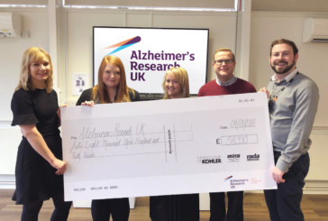 Kohler Mira raises over £58,000 for Alzheimer’s Research UK