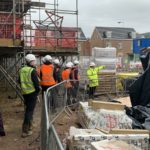 JG Hale Construction welcomes school pupils to its Radyr building site