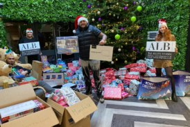 Property developer delivers Christmas cheer to children in hospital