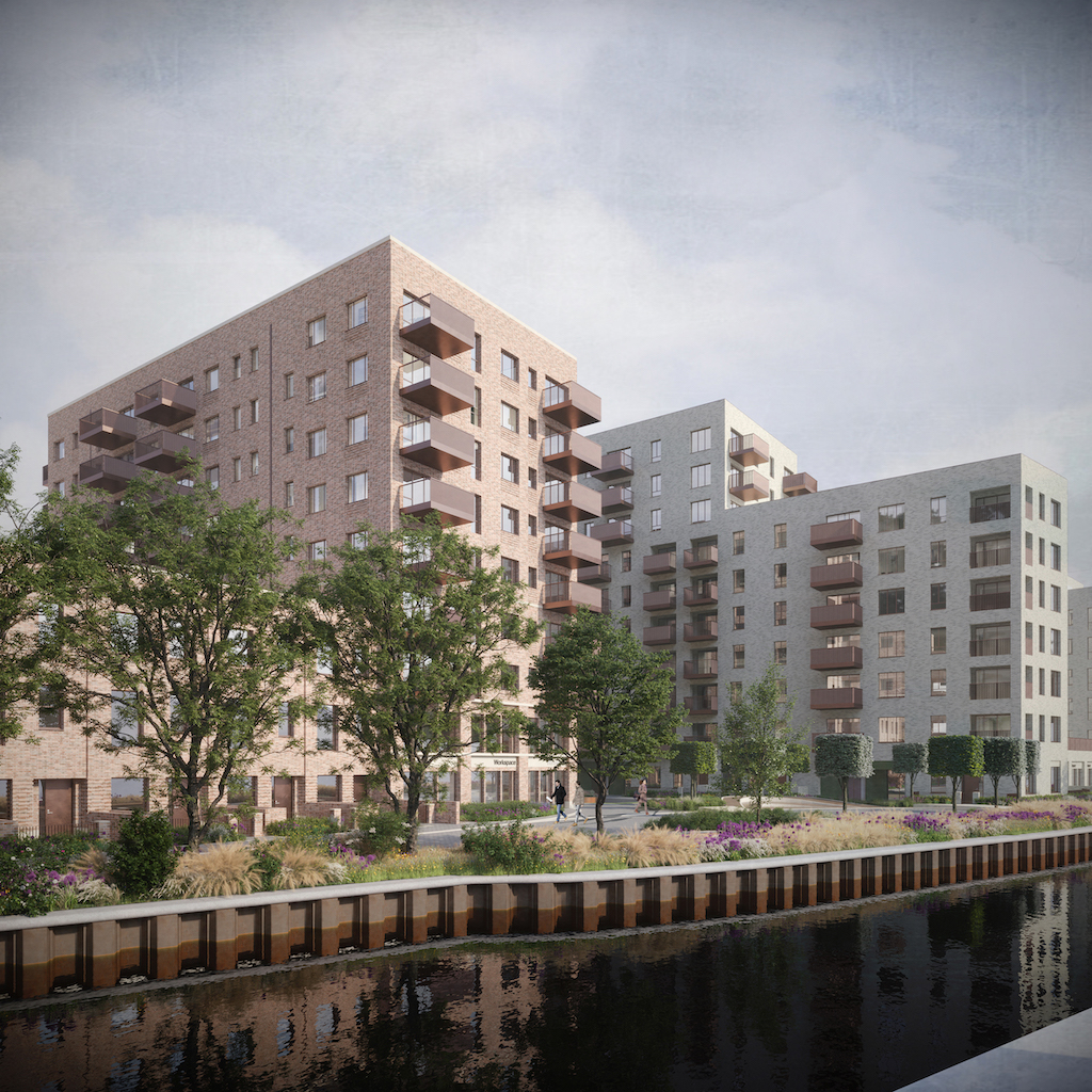 A2Dominion and Assael Architecture secure planning consent for 400 canalside homes