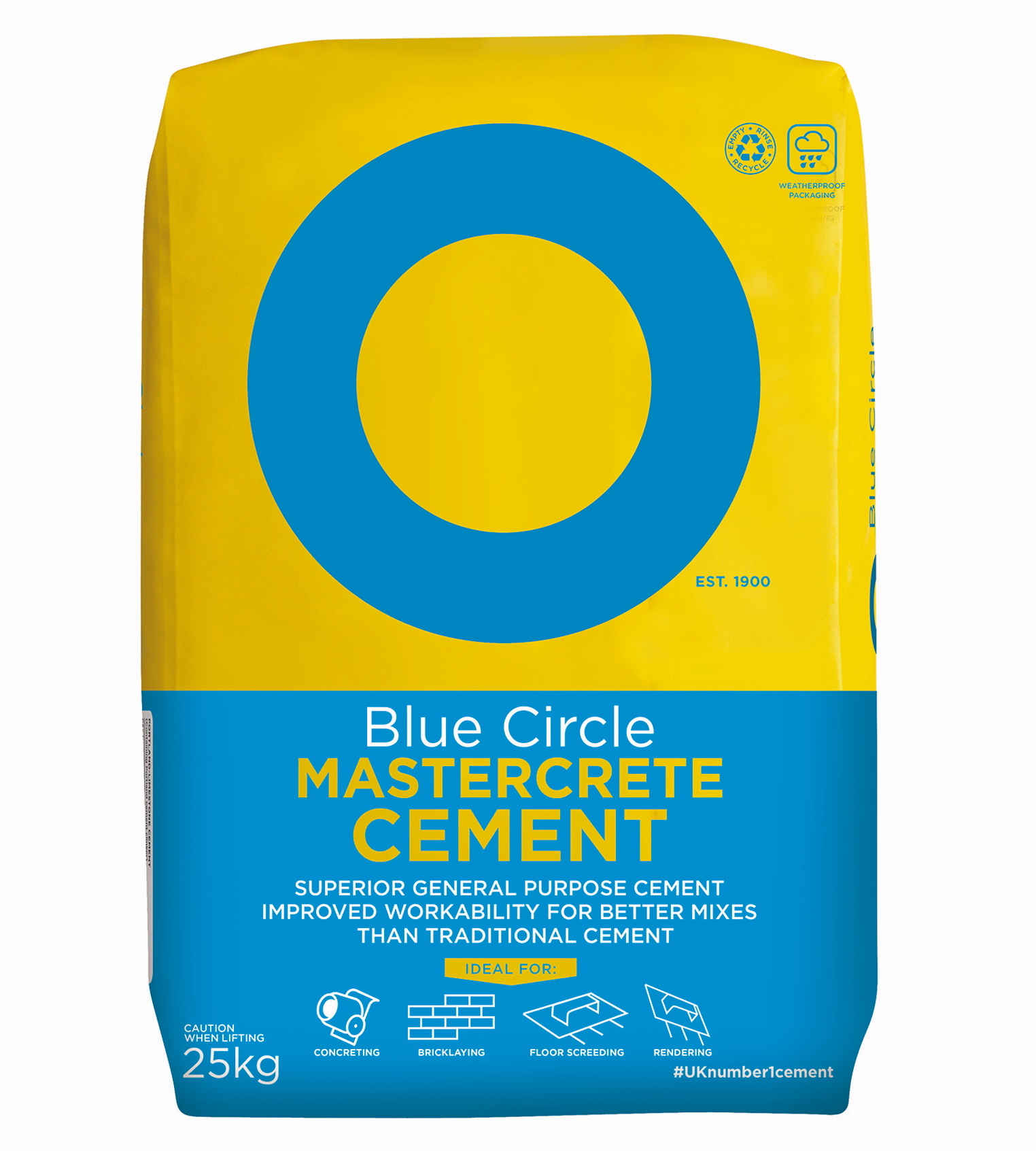 Tarmac first to launch 50% recycled content packaging for cement products