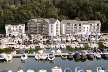 Windermere Marina development progresses as building structures completed