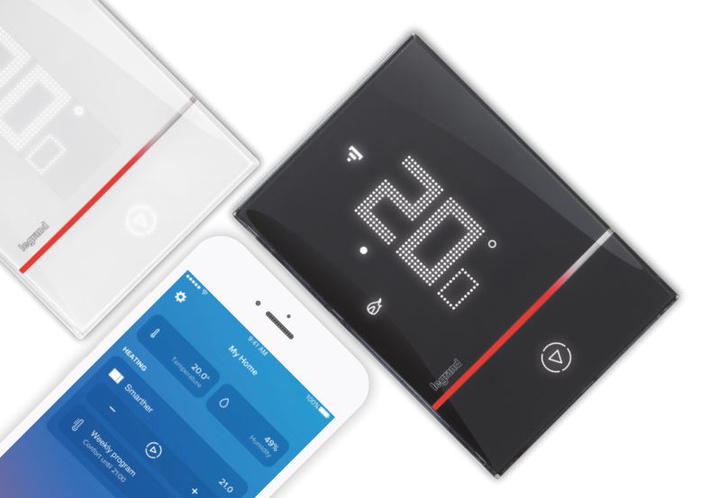 Legrand launches new flush mounted thermostat