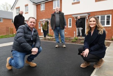 First of 48 homes handed over to Stonewater at the former Victoria Carpets Sports Ground in Kidderminster
