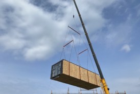 First modules arrive at Scotland’s largest affordable modular housing development in South Ayrshire