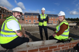 Solar PV Panels installed at affordable housing scheme in Telford