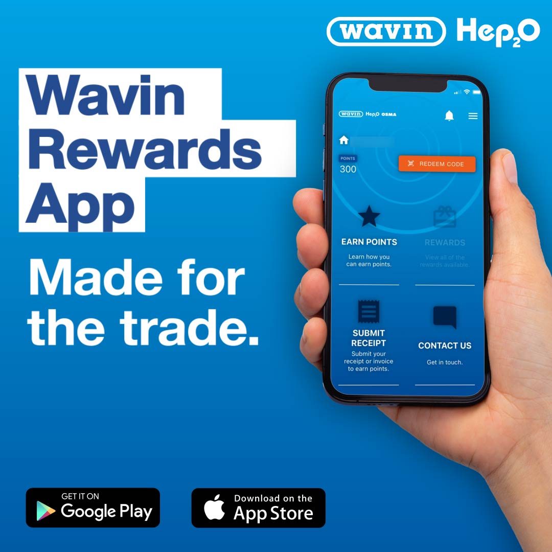 Wavin rewards trade with new app