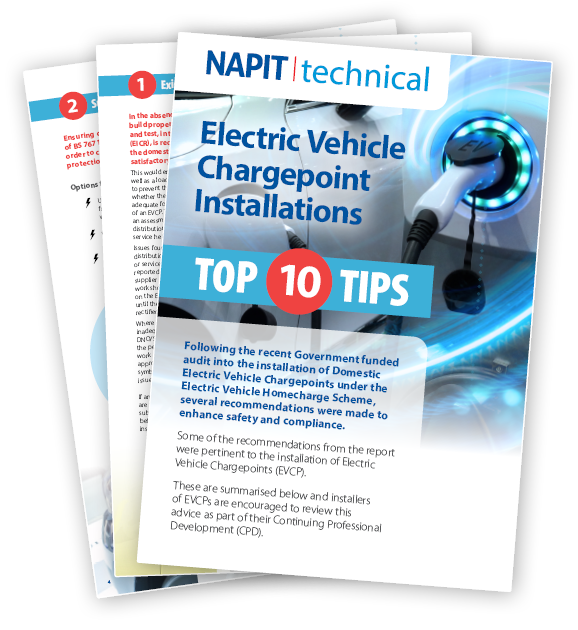 NAPIT: Free guide to EV chargepoint Installations
