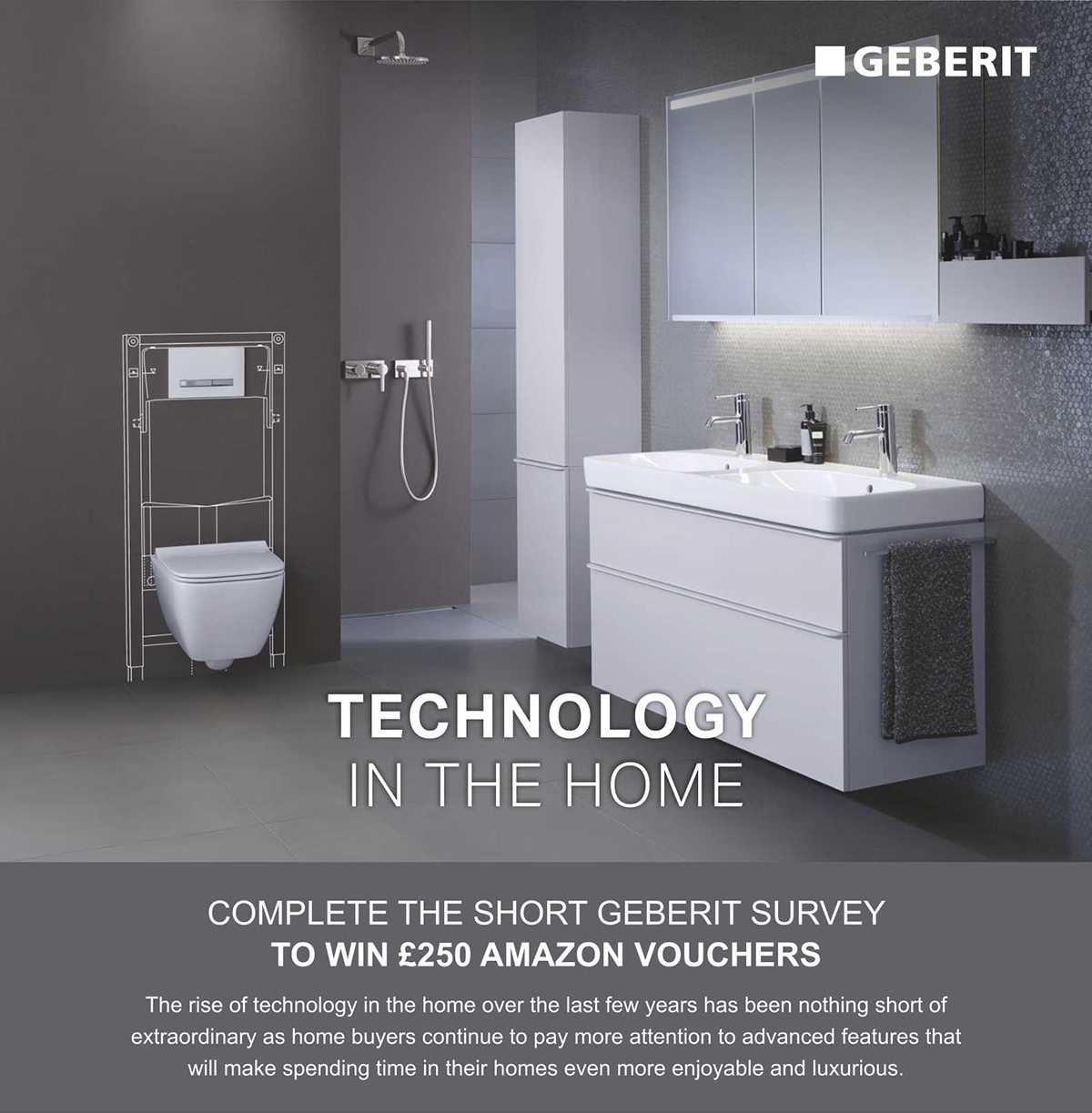 Geberit survey seeks to discover influence of technology in the home