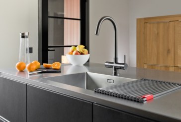 Franke adds Anthracite finish to its Minerva 4-in-1 electronic tap range