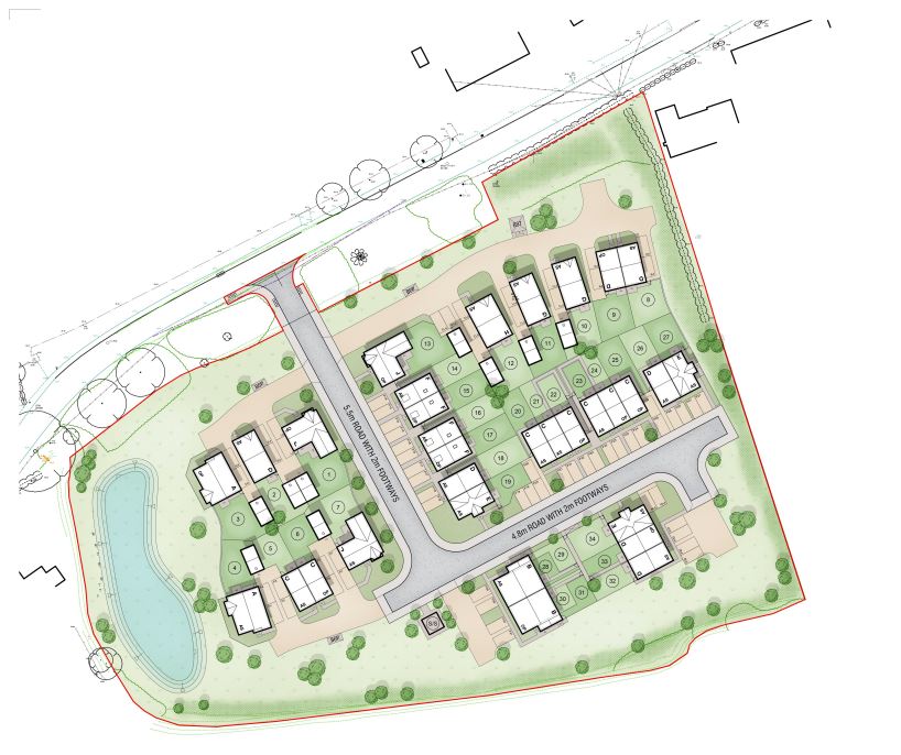 Planning submitted for 34 new homes in Offenham
