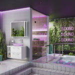 Soak up your favourite music using the new ‘Sound bathroom cabinet’ from HiB