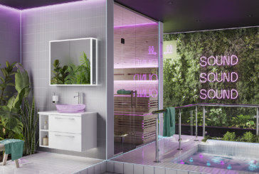 Soak up your favourite music using the new ‘Sound bathroom cabinet’ from HiB