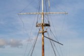Restoration of historic HMS Ganges mast underway at Wavensmere Homes’ Barrelman’s Point