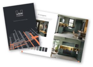 The Uform Contracts digital brochure presents comprehensive kitchen ranges for residential and commercial projects.