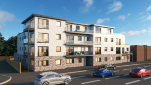 Dorset-based affordable housing specialist AJC Group has completed a 4-storey Build to Rent apartment scheme.