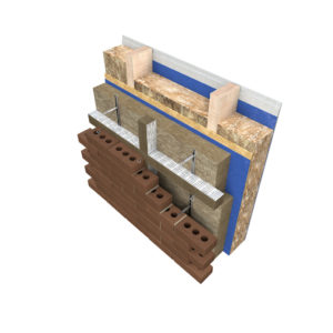 Knauf Insulation has launched Rocksilk RainScreen FFCB, the first cavity barrier that is fixed to the face of the insulation and built in to masonry façades.