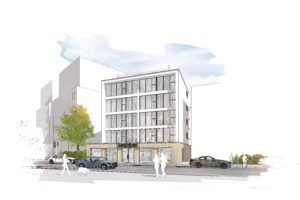 AJC Group wants to demolish an existing three-storey commercial building in Poole, and build a five-storey apartment building in its place.
