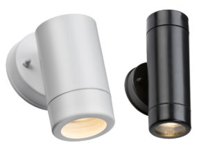 Knightsbridge has introduced a collection of corrosion-resistant polycarbonate outdoor lights designed for harsh environments.