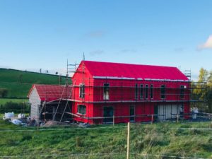 A new house in County Monaghan, Ireland, has been built incorporating the high-performing Wraptite air-barrier from the A. Proctor Group.
