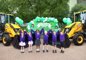 JCB has launched the biggest-ever fundraising drive for the NSPCC in its history – with a target of £2 million.