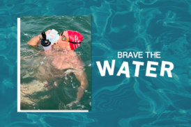 Finance director braves the waves