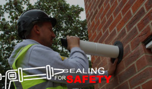 The revision of Part L of the Building Regulations demands that holes around pipes and flues are sealed which may mean working at height...