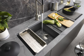 Synchronist collection of granite sinks from Abode