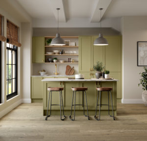 With its “warm, buttery undertones,” the Cambridge kitchen colourways from Moores are claimed to create spaces that are visually stunning