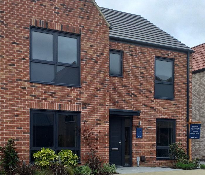 Eurocell’s Logik Flush window system at Bellway Home Cherry Hinton