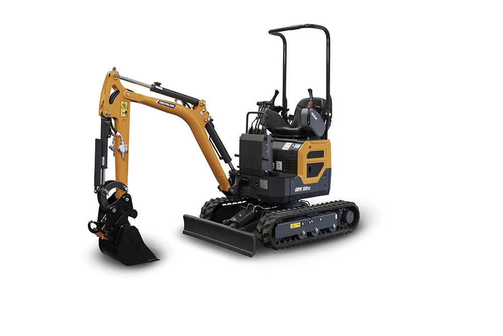 New High Performance DX10Z-7 Mini-Excavator from Develon