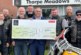 Housebuilder provides £10,000 for local cancer charity