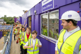 Stonebond and Sempra Homes hosts health and safety tour for Basildon primary school children