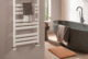 The Radiator Company’s hydronic Ellipsis Classic heated towel rail