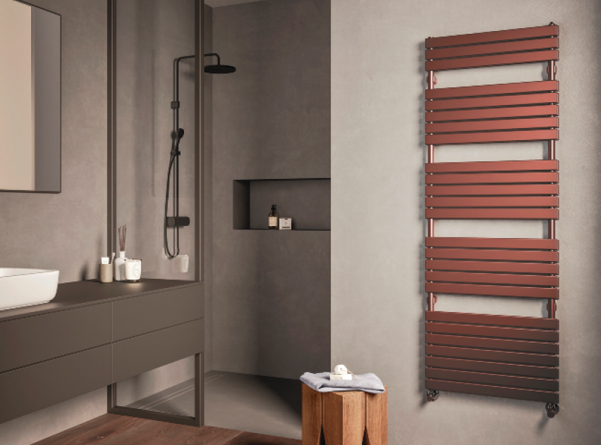 The Radiator Company’s Piano heated towel rail