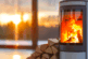 Wood burning stoves as secondary heating source