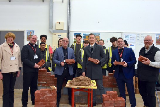 Persimmon Homes donate 18,000 bricks to Bradford College
